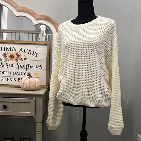 Sanctuary Cream Textured Sweater - Picture 1 of 5